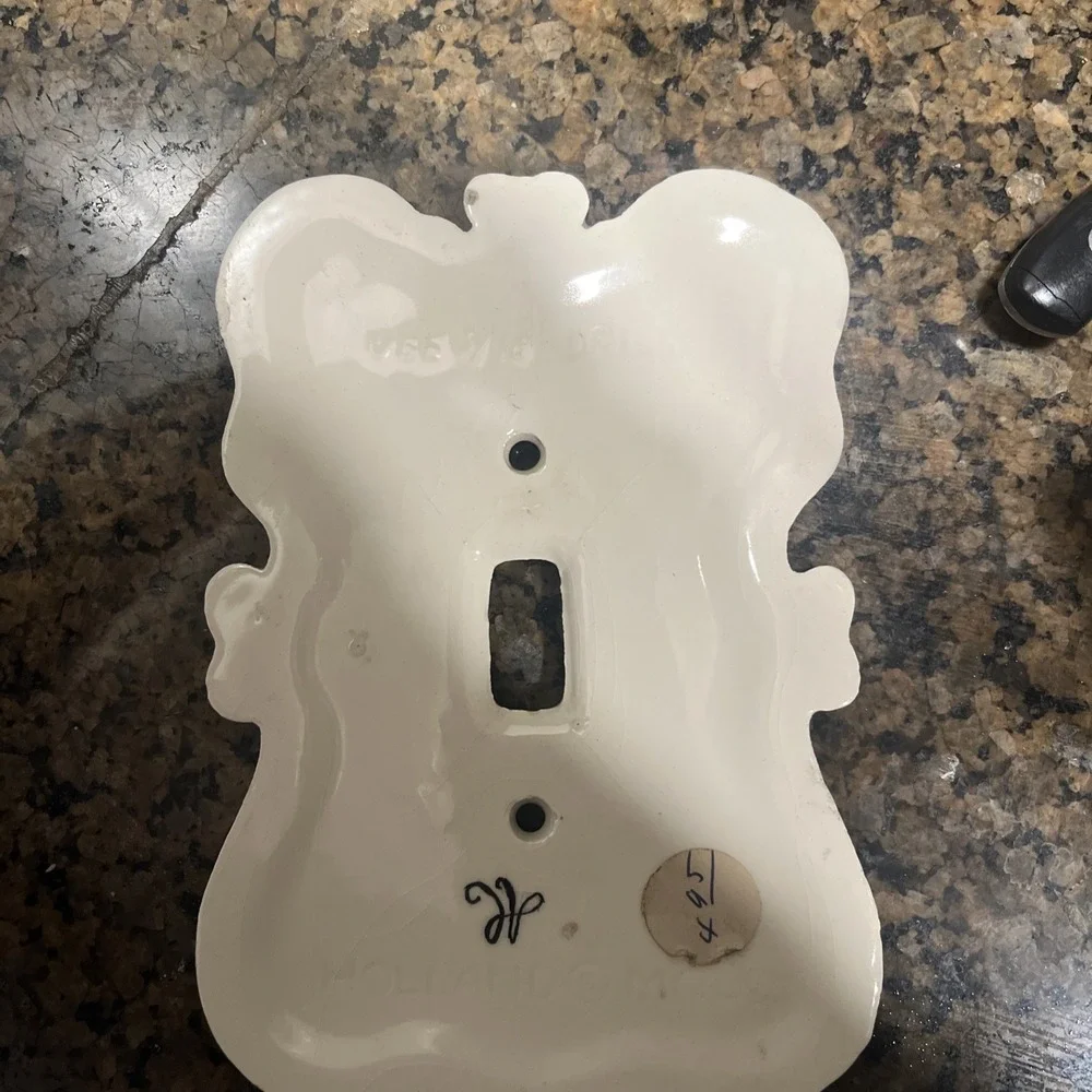 VGT Holland Mold Ceramic Filagree LightSwitch Cover Boy Adventure In The Wood S1